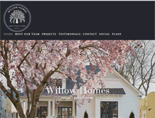Tablet Screenshot of gowillowhomes.com